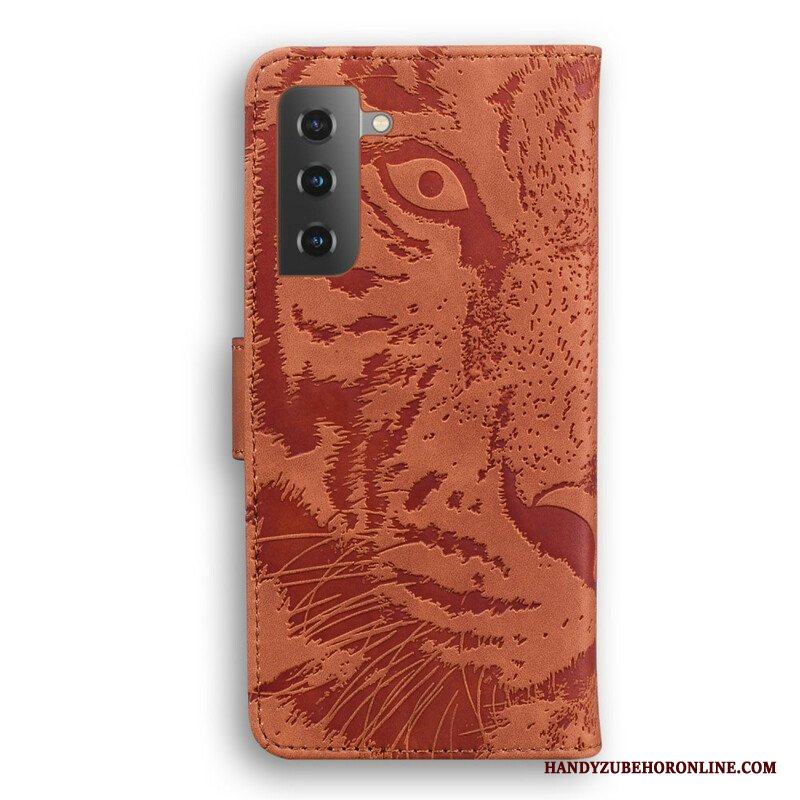 Fodral Samsung Galaxy S21 Plus 5G Tiger Face Print