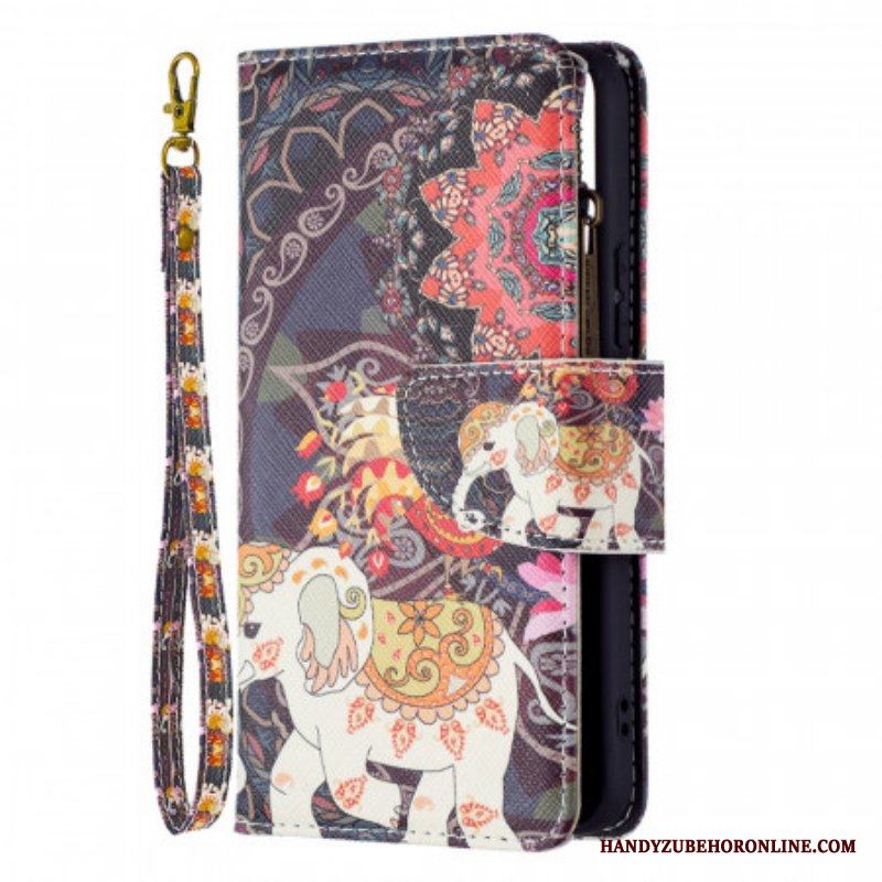 Fodral Samsung Galaxy S22 5G Elephant Zip-ficka