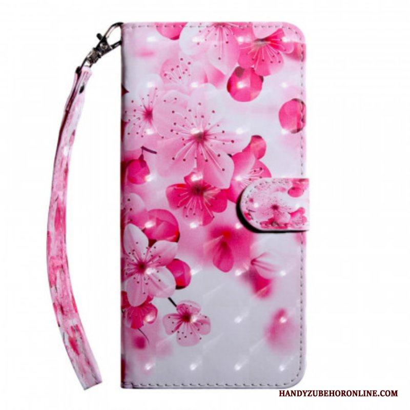 Fodral Samsung Galaxy S22 5G Rosa Blommor