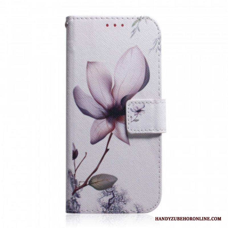 Fodral Samsung Galaxy S22 Plus 5G Blomma Dusty Pink