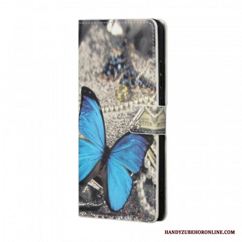 Fodral Samsung Galaxy S22 Plus 5G Butterfly Prestige Blue