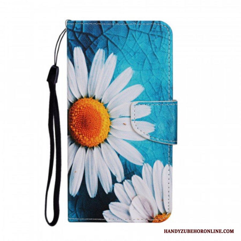 Fodral Samsung Galaxy S22 Ultra 5G Med Kedjar Thong Daisies