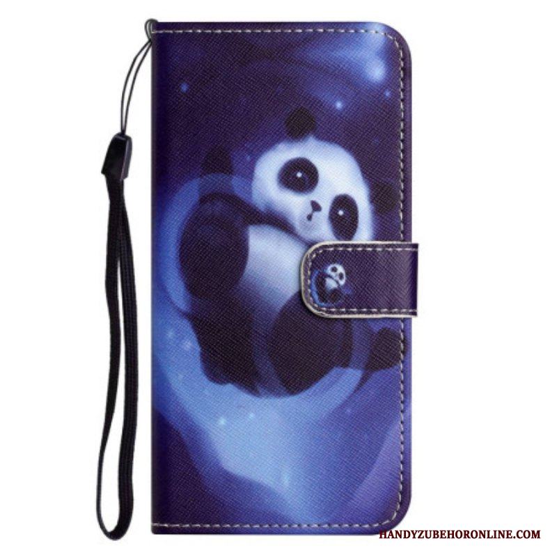 Fodral Samsung Galaxy S23 5G Med Kedjar Strappy Panda