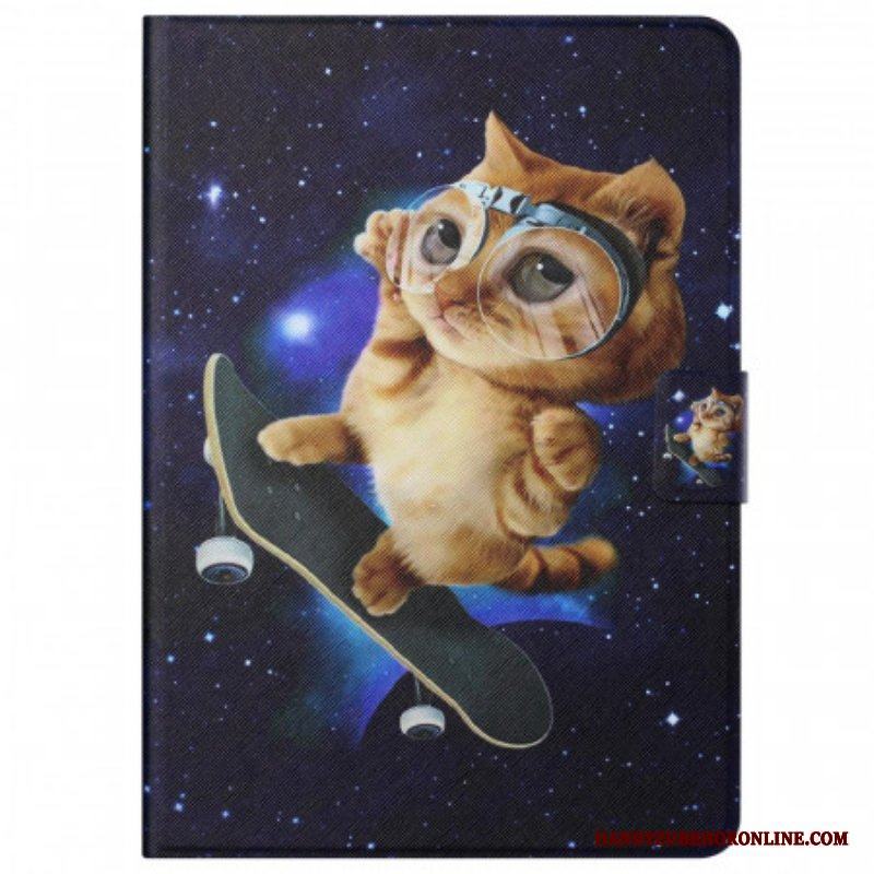 Fodral Samsung Galaxy Tab A8 (2021) Katt Skateboard