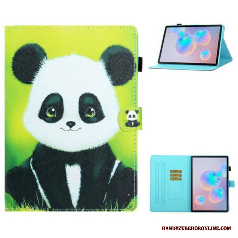 Fodral Samsung Galaxy Tab S8 / Tab S7 Söt Panda