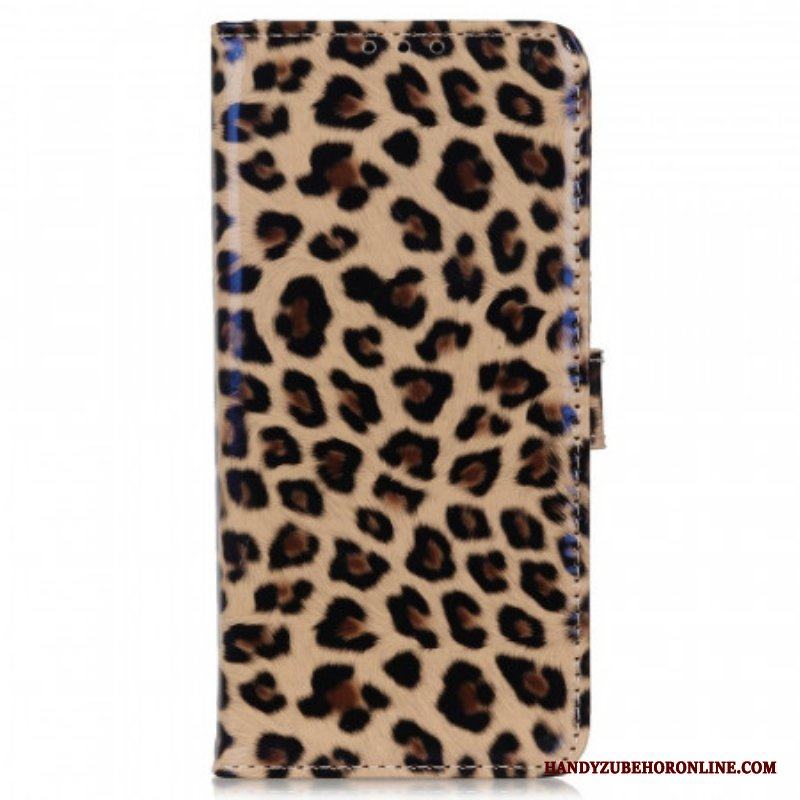 Fodral Sony Xperia 1 IV Leopardhudeffekt