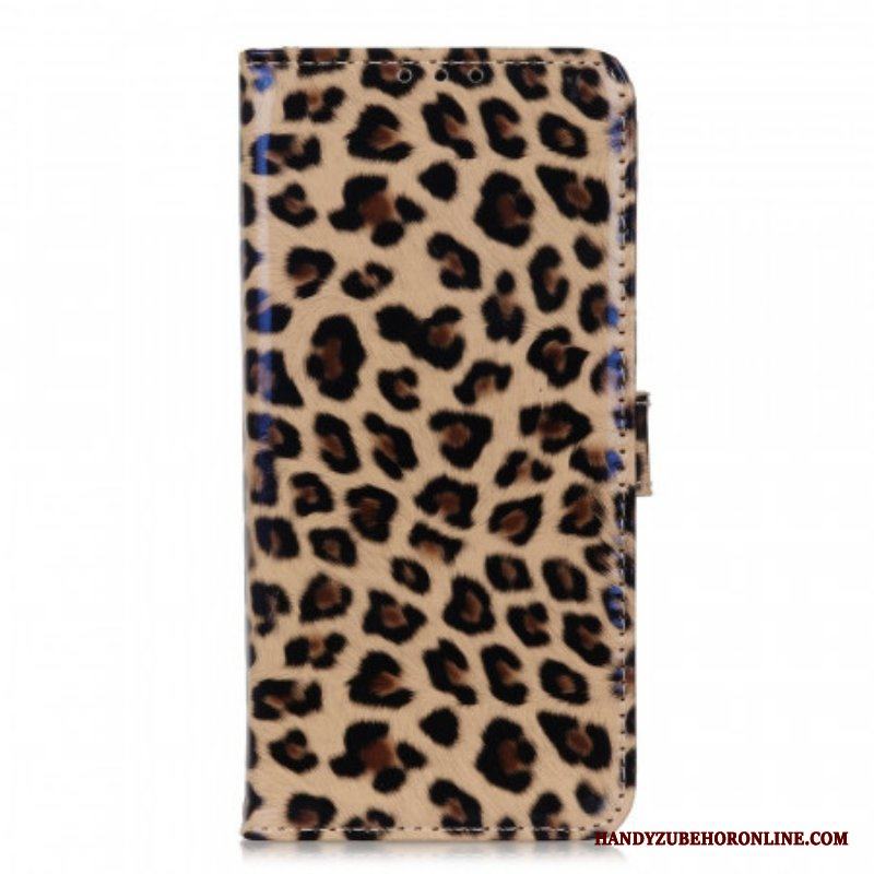 Fodral Sony Xperia 10 IV Leopardhudeffekt