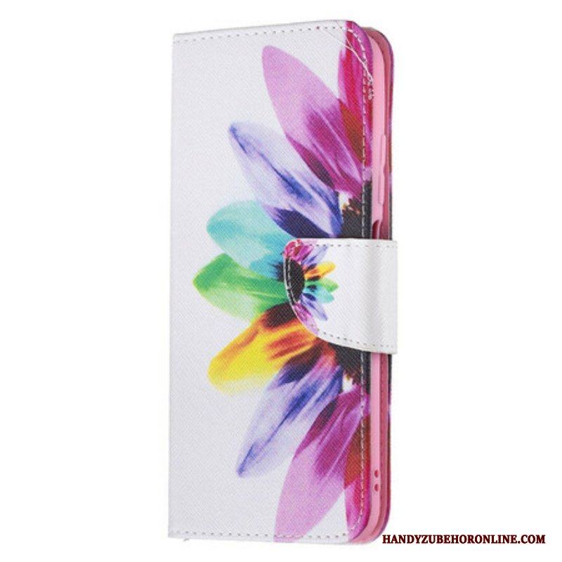 Fodral Xiaomi Redmi Note 10 5G Akvarell Blomma