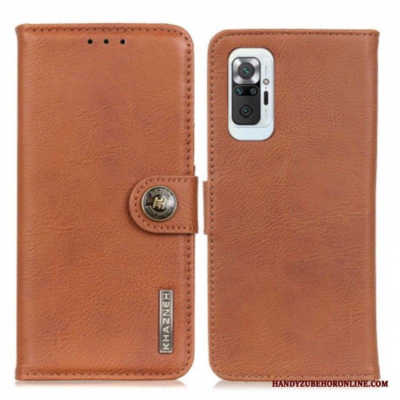 Fodral Xiaomi Redmi Note 10 Pro Läderimitation Khazneh