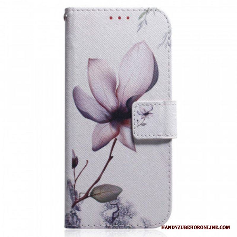 Fodral Xiaomi Redmi Note 11 / 11S Blomma Dusty Pink