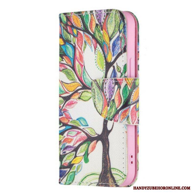 Fodral iPhone 13 Mini Färgglada Träd