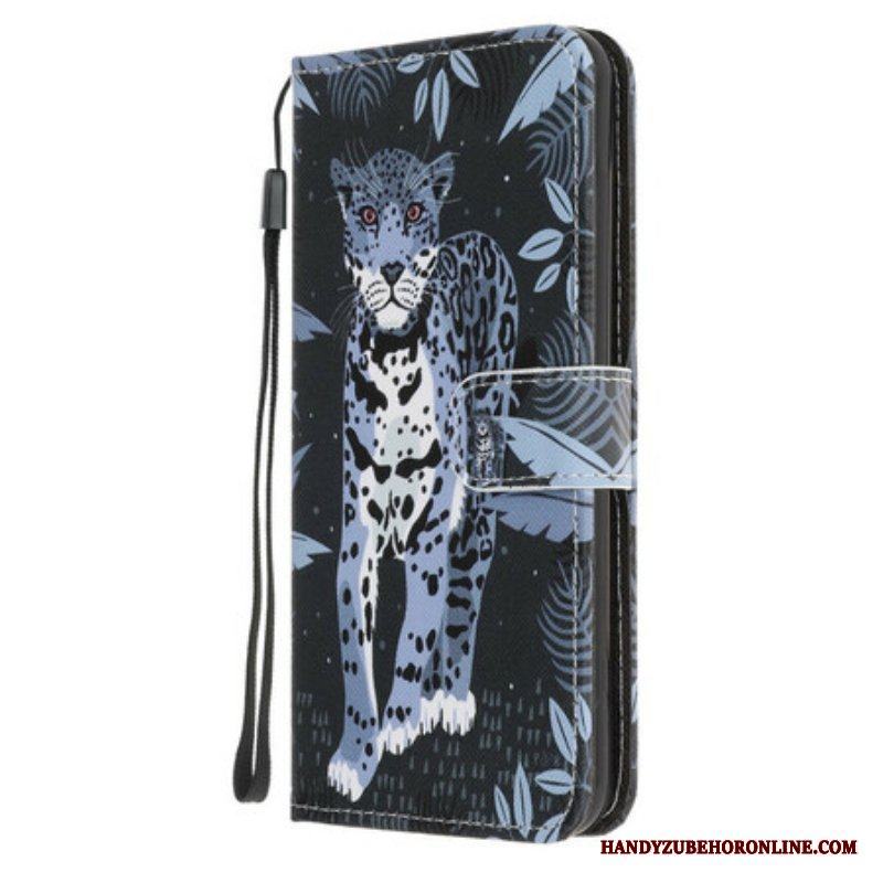 Fodral iPhone 13 Mini Med Kedjar Strappy Leopard