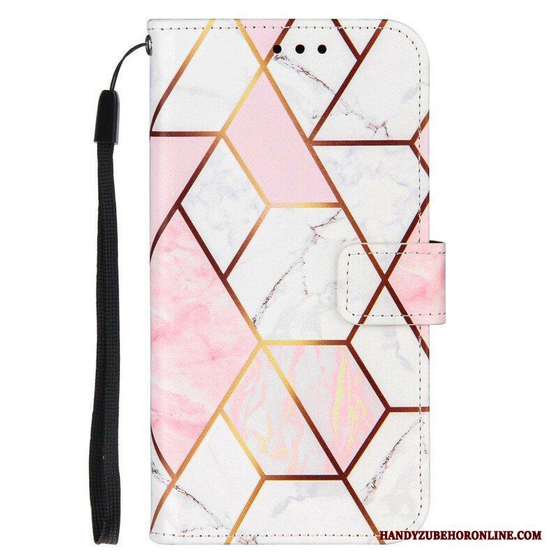 Fodral iPhone 13 Pro Geometrisk Marmor