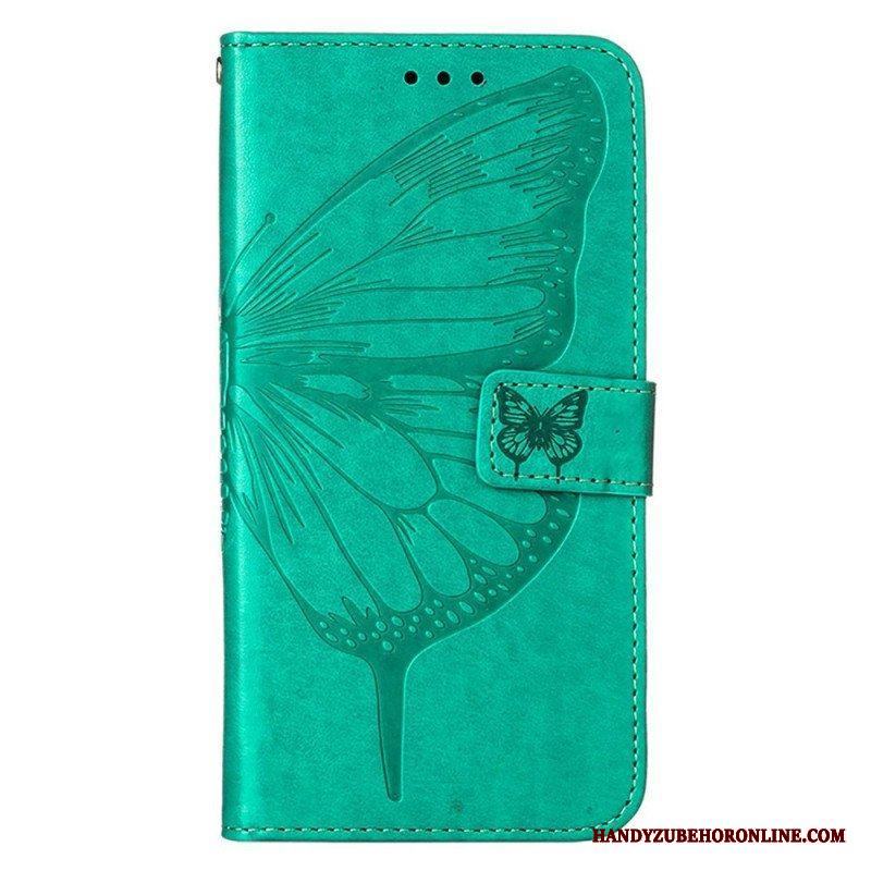 Fodral iPhone 14 Pro Max Med Kedjar Barock Strappy Butterfly