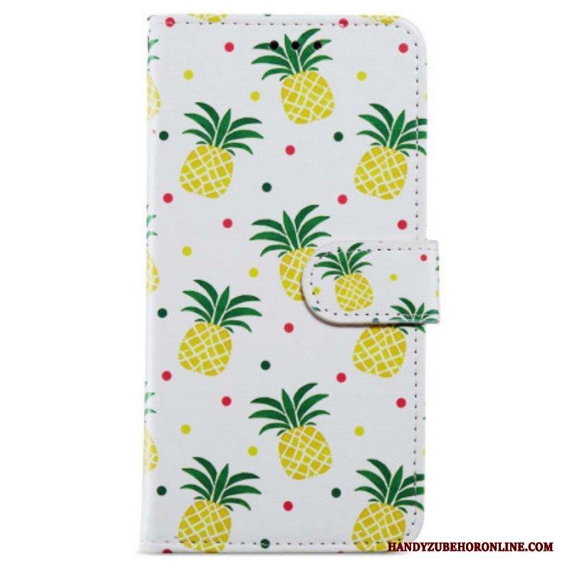 Fodral iPhone 15 Med Kedjar Ananas Med Rem