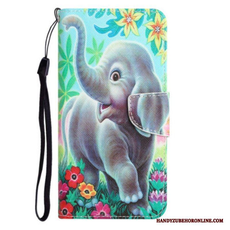 Fodral iPhone 15 Med Kedjar Lanyard Elephant Walk