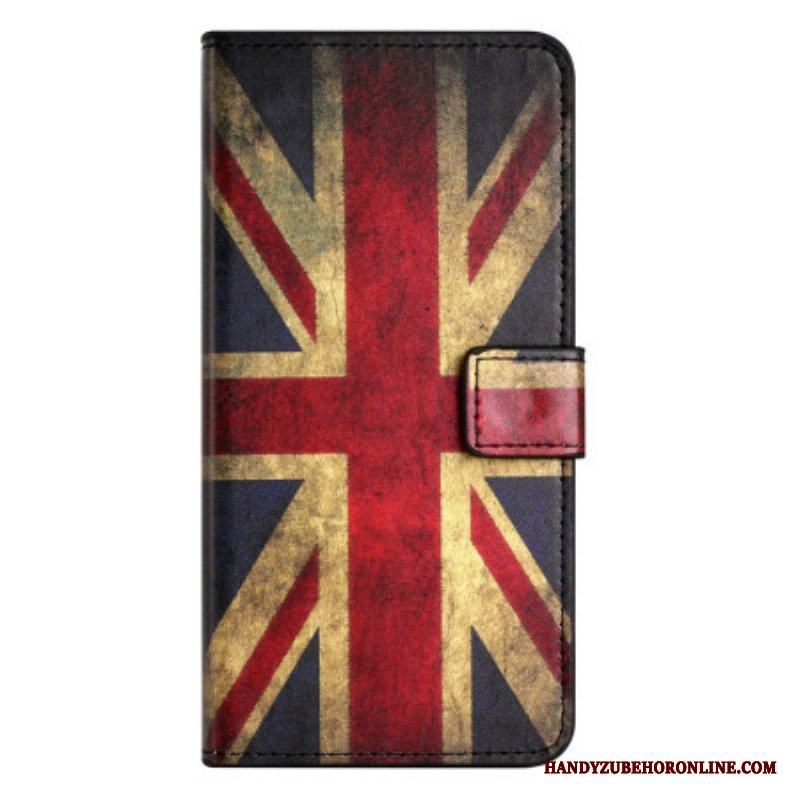 Fodral iPhone 15 Plus Vintage Engelsk Flagga
