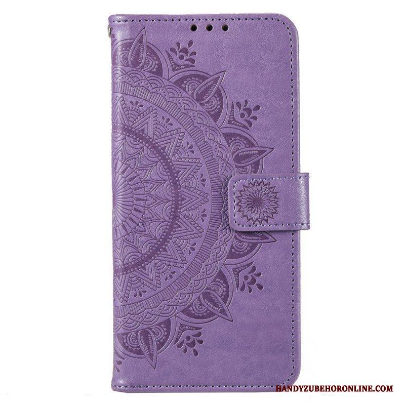 Folio-fodral Moto G73 5G Sol Mandala