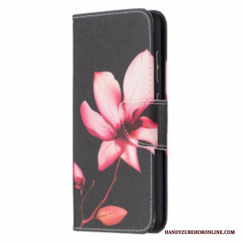 Folio-fodral Samsung Galaxy A52 4G / A52 5G / A52s 5G Rosa Blomma