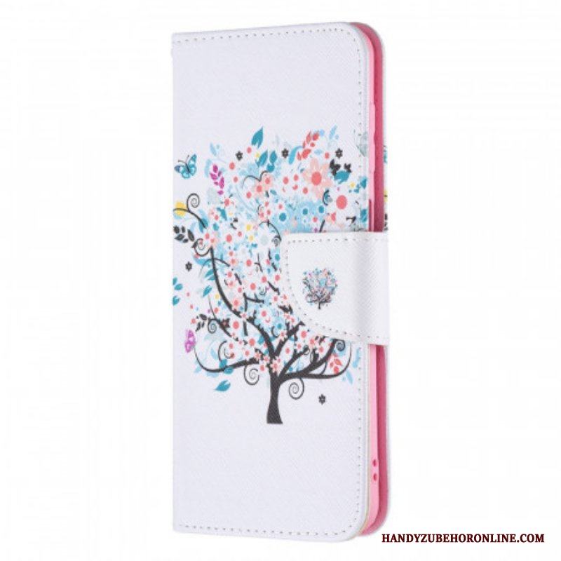 Folio-fodral Samsung Galaxy M32 Blommande Träd