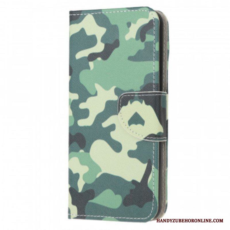 Folio-fodral Samsung Galaxy M32 Militärt Kamouflage