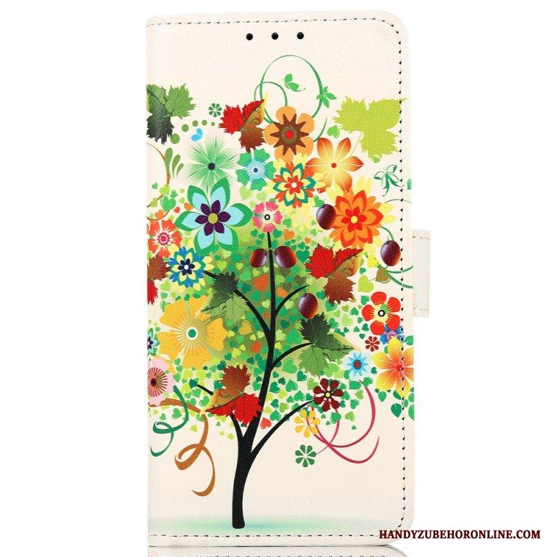 Folio-fodral Samsung Galaxy M33 5G Blommande Träd