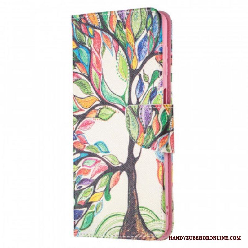 Folio-fodral Samsung Galaxy M52 5G Regnbågsträd