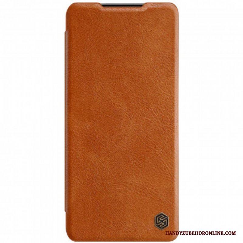 Folio-fodral Samsung Galaxy S21 5G Läderfodral Nillkin Qin-serien