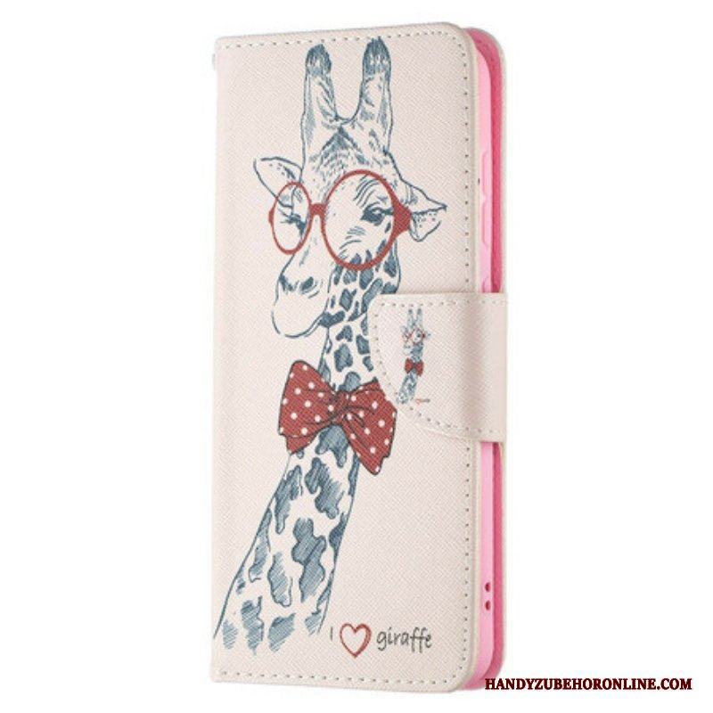 Folio-fodral Samsung Galaxy S21 FE Brainy Giraff