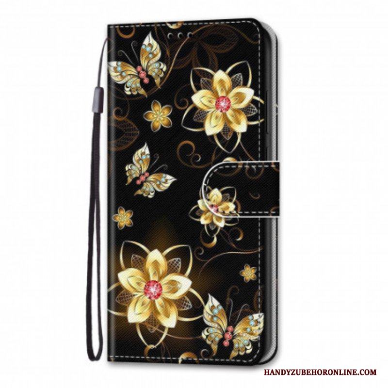 Folio-fodral Samsung Galaxy S21 Ultra 5G Magiska Blommor