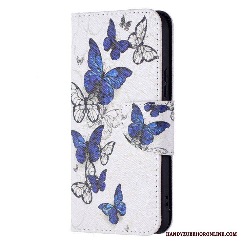 Folio-fodral Samsung Galaxy S22 5G Butterflies Kings