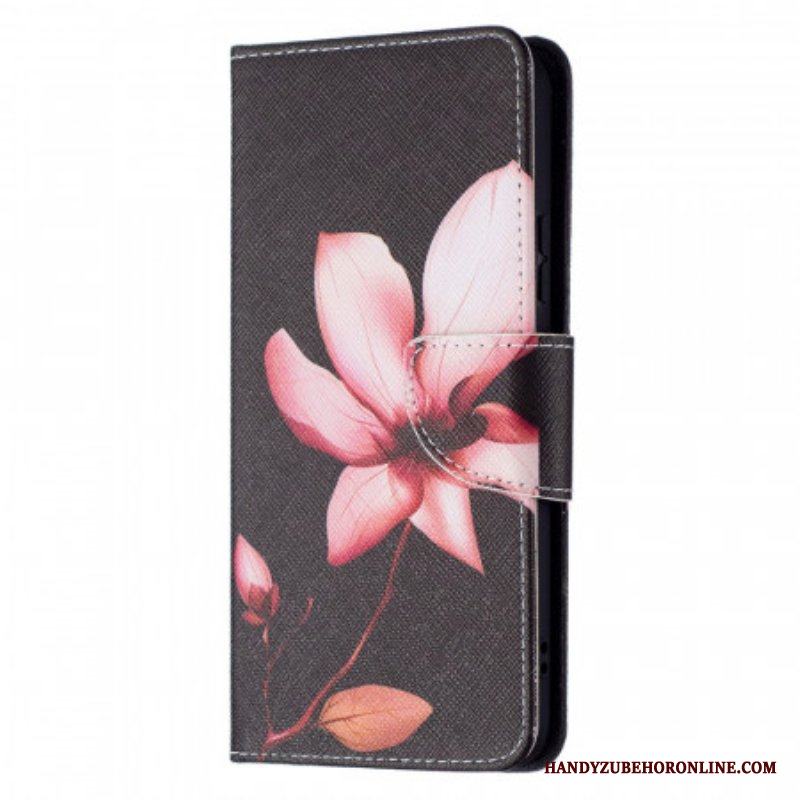 Folio-fodral Samsung Galaxy S22 Plus 5G Rosa Blomma