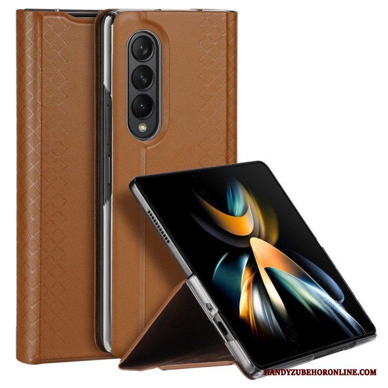 Folio-fodral Samsung Galaxy Z Fold 4 Läderfodral Dux Ducis Bril Series