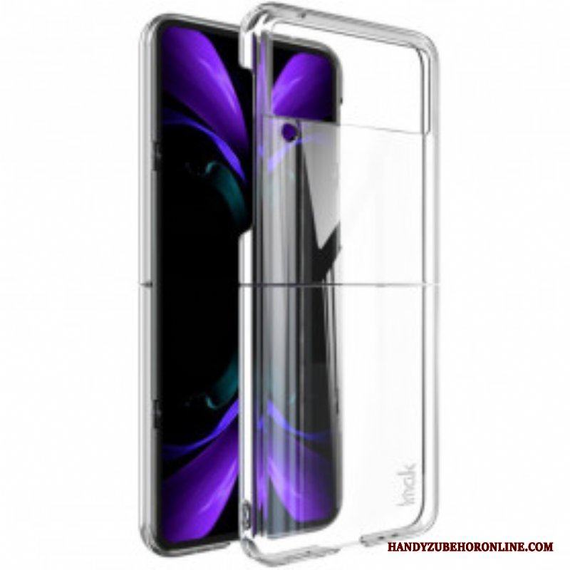 Folio-fodral Skal Samsung Galaxy Z Flip 3 5G Läderfodral Kristall Imak