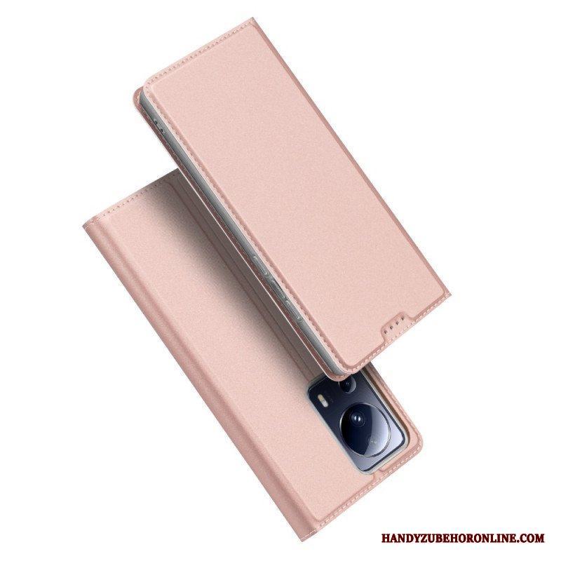 Folio-fodral Xiaomi 13 Lite Läderfodral Skin-pro Series Dux Ducis
