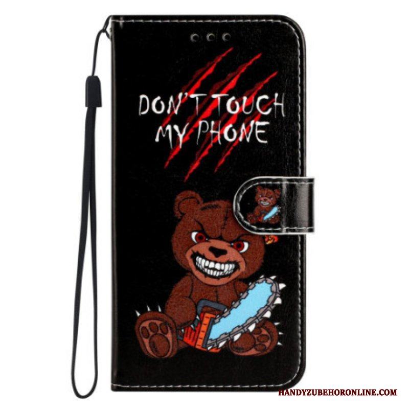 Folio-fodral Xiaomi Redmi A1 Med Kedjar Furious Thong Bear