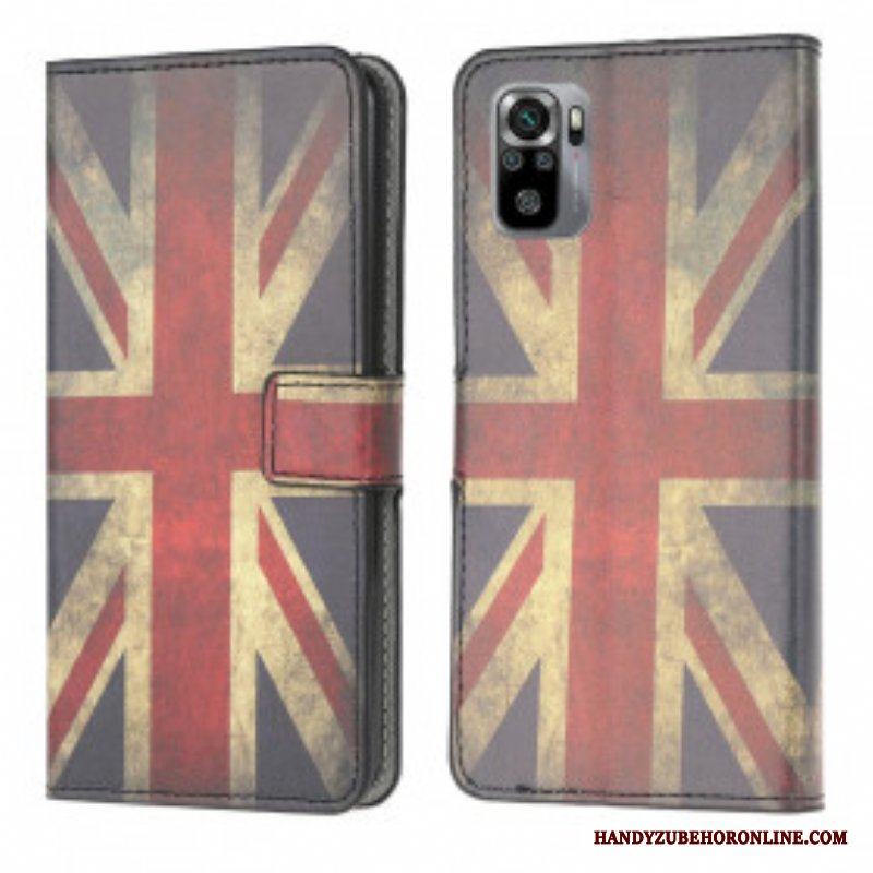 Folio-fodral Xiaomi Redmi Note 10 / 10S Englands Flagga