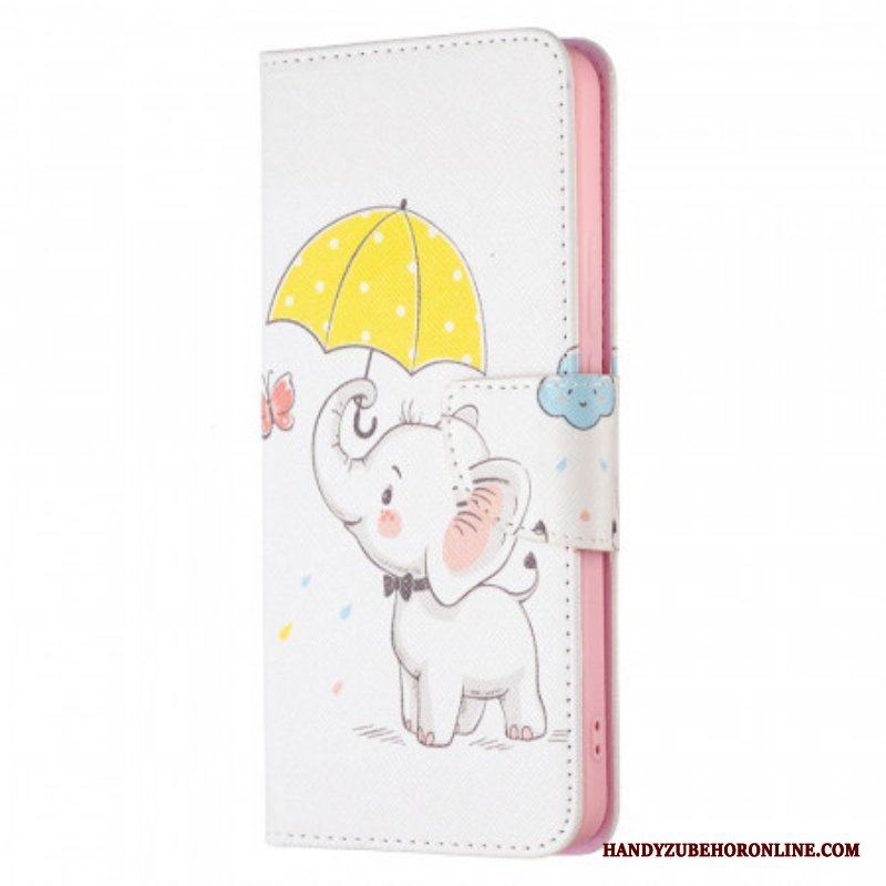Folio-fodral Xiaomi Redmi Note 11 Pro Plus 5G Baby Elefant