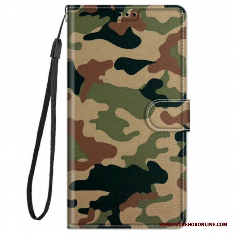 Folio-fodral Xiaomi Redmi Note 11 Pro Plus 5G Militärt Kamouflage