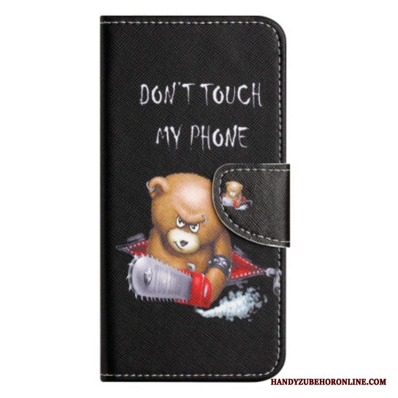 Folio-fodral Xiaomi Redmi Note 12 5G Med Kedjar Farlig Thong Bear