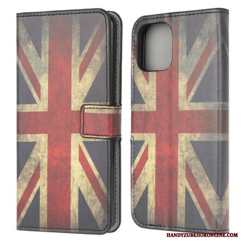 Folio-fodral iPhone 13 Mini Englands Flagga