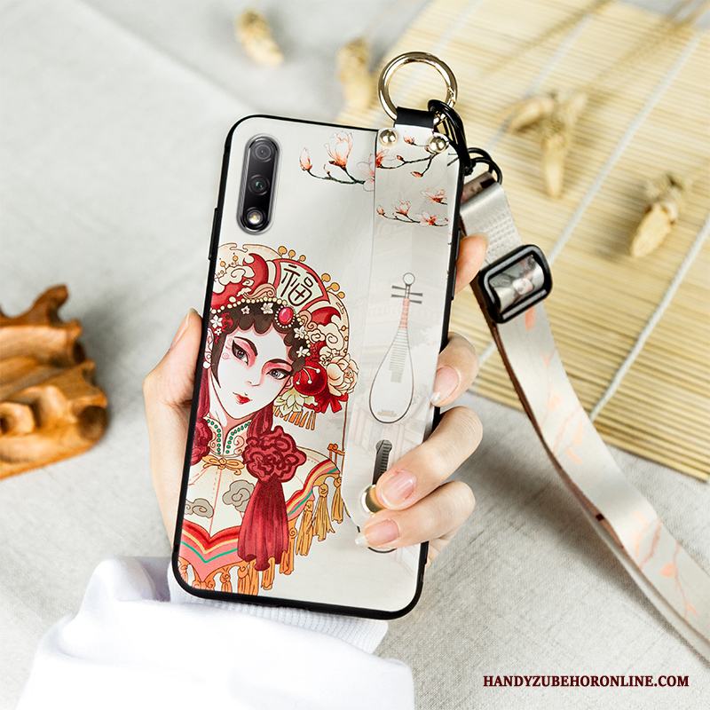 Honor 9x Skal Mjuk Peking Opera Skydd All Inclusive Röd Fallskydd Trend