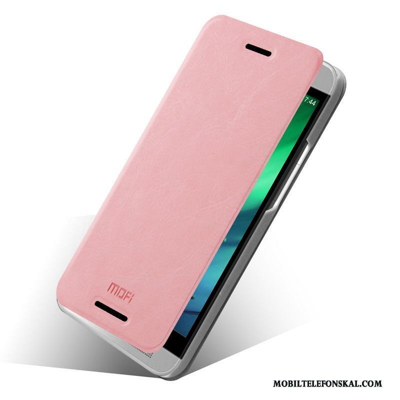 Htc One M8 Mobil Telefon Skal Telefon Fodral Mode Skydd Läderfodral Rosa