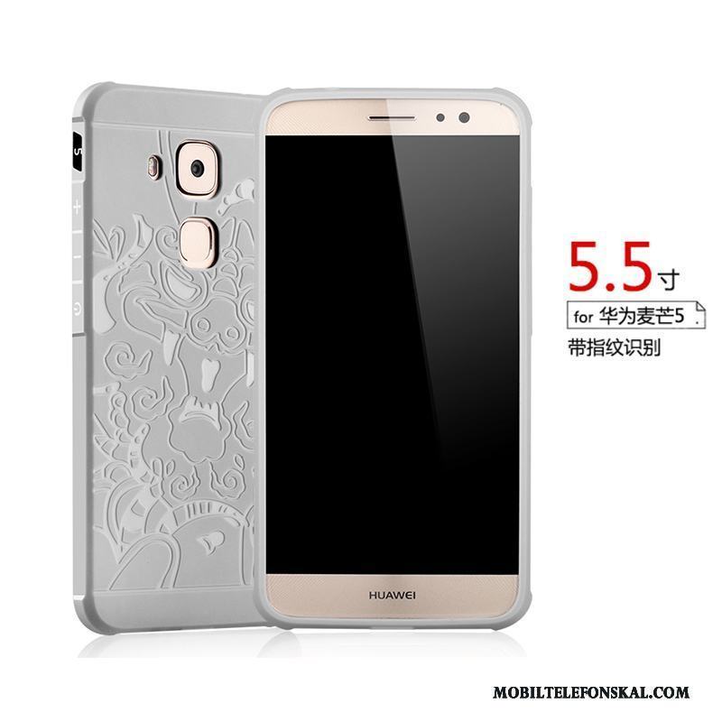Huawei G7 Plus Fallskydd Fodral Grå Skal Telefon Trend Mobil Telefon Silikon