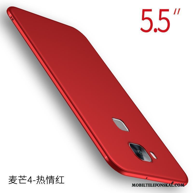 Huawei G7 Plus Fallskydd Silikon Skal Mjuk Telefon All Inclusive Röd