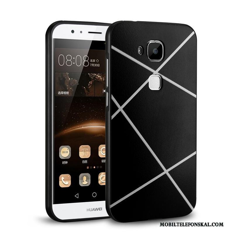 Huawei G7 Plus Fodral Skydd Slim Skal Svart Telefon Metall