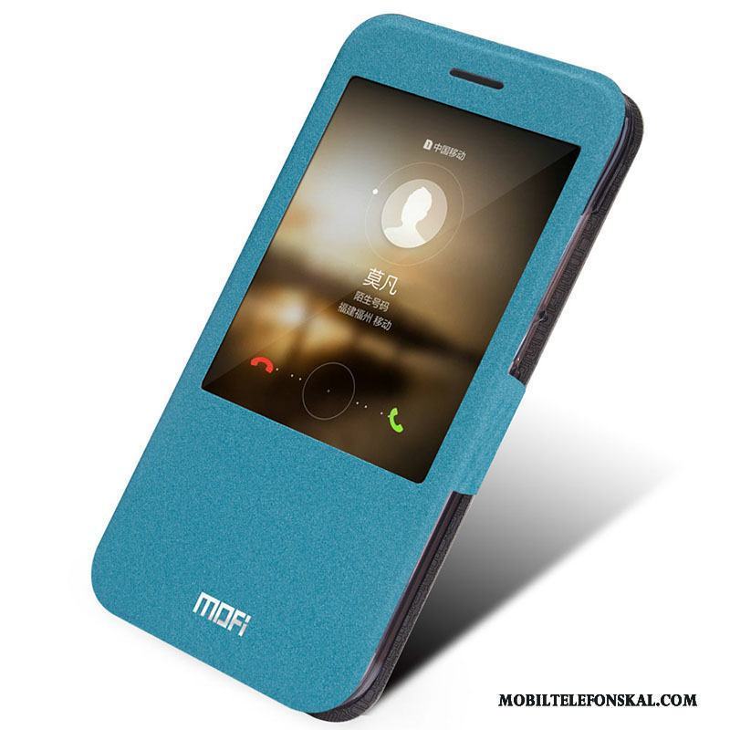 Huawei G7 Plus Läderfodral Skydd Silikon Fallskydd Täcka Skal Telefon Mörkgrön