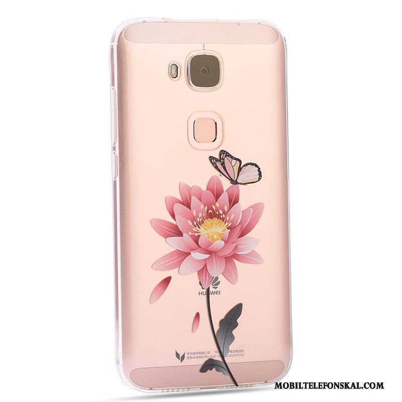 Huawei G7 Plus Mjuk Skydd All Inclusive Fodral Skal Telefon Rosa Personlighet