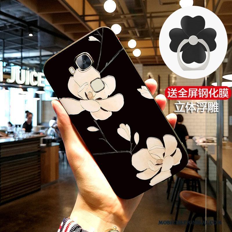 Huawei G7 Plus Skal Kreativa Fallskydd Personlighet Mobil Telefon Fodral Silikon Svart