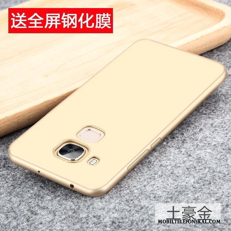 Huawei G7 Plus Skal Silikon Fodral Mjuk Telefon Skydd Guld